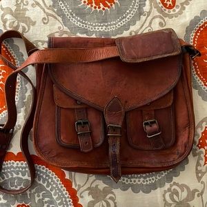 14 inch Leather Satchel